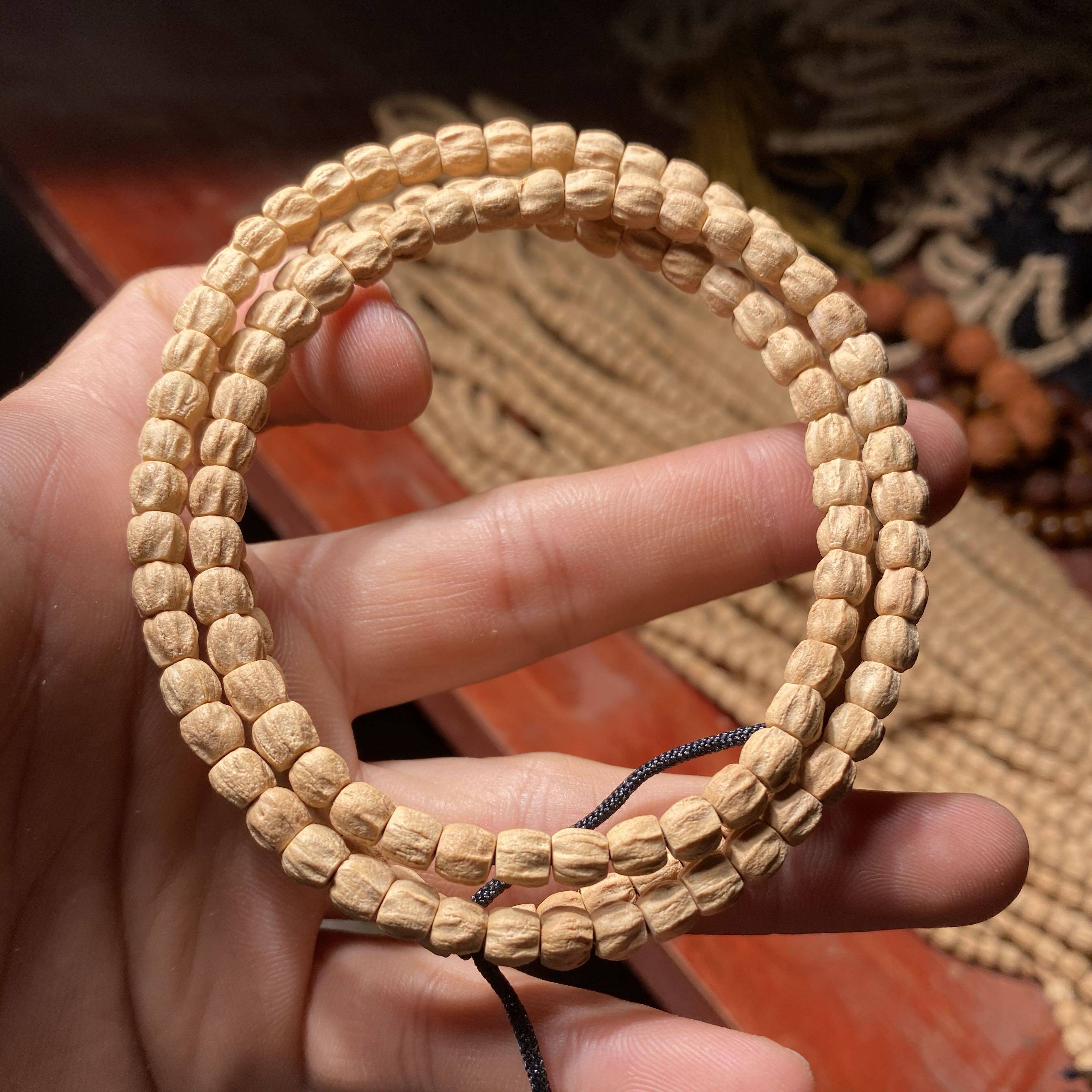 纯正热振寺柏香108颗菩提手链西藏百香佛珠手串佛珠