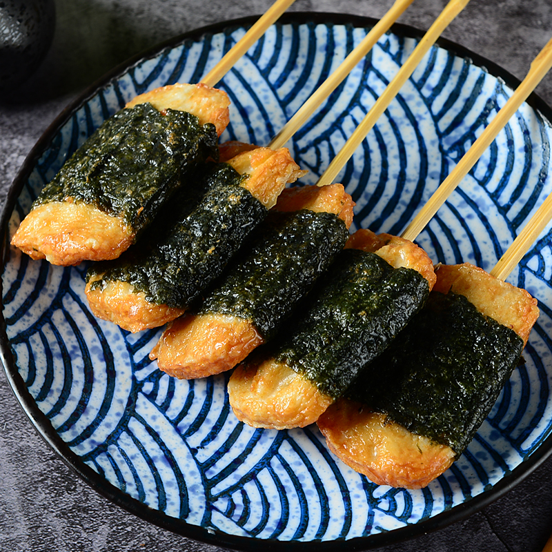 鑫谷盛海苔斑鱼排10串关东煮食材串串香连锁便利店串串香麻辣烫