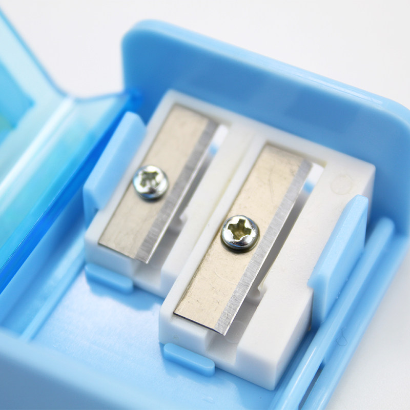 文具削笔迪士尼双孔学生卷笔刀刨笔机小号铅笔刨笔卷笔器