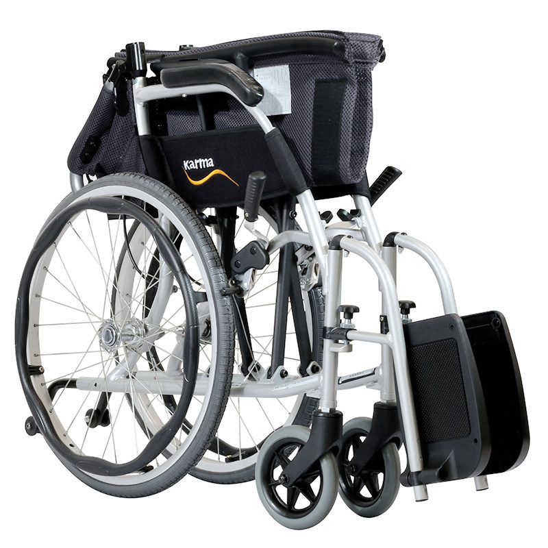 karma康扬km2512轮椅老人老人家家用简易手动推车手动轮椅