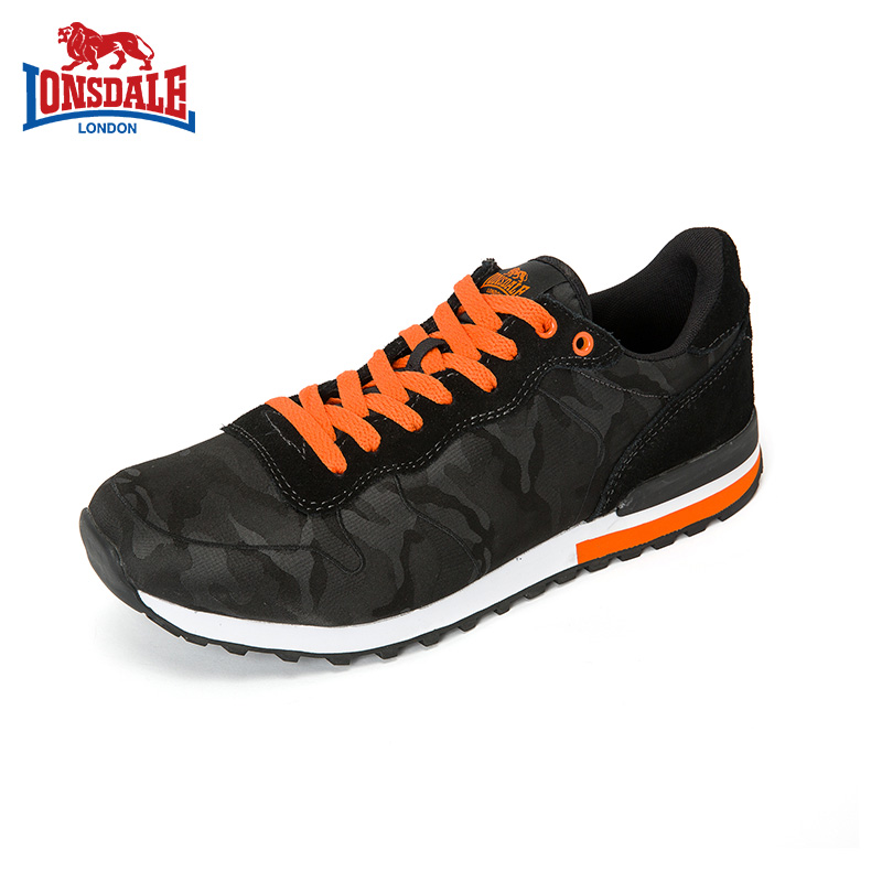 龙狮戴尔男士复古跑鞋减震防滑透气青年运动鞋舒适男鞋132389812