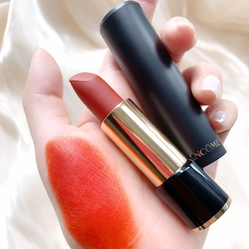 兰蔻小野888粉金滋润胡萝卜口红196唇膏哑光唇膏