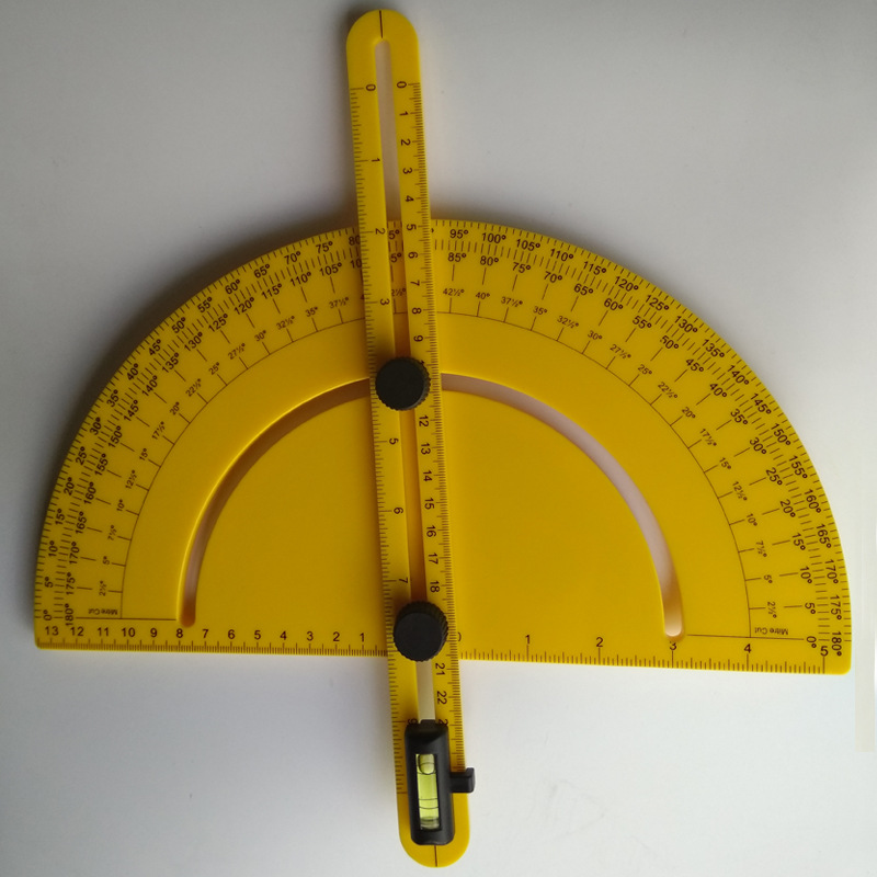 角度组合式度尺塑料量角器万向测量量尺木工多功能其它测量工具