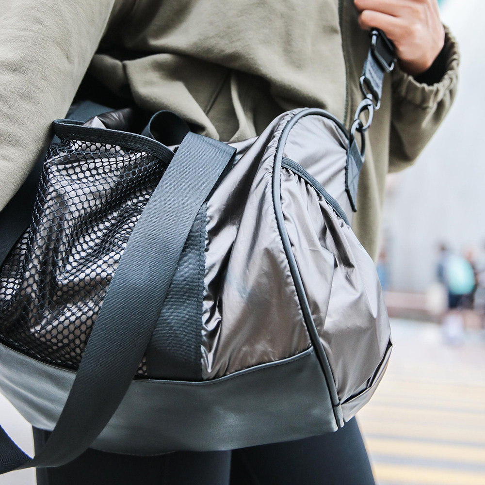 lanikar轻便圆筒健身运动包训练手提包单肩大容量单肩包