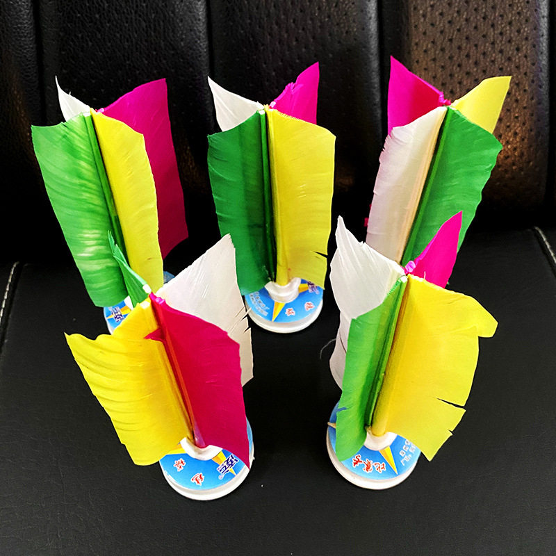 n4比赛毽球网毽彩色学校教学用球竞技毽子毽子