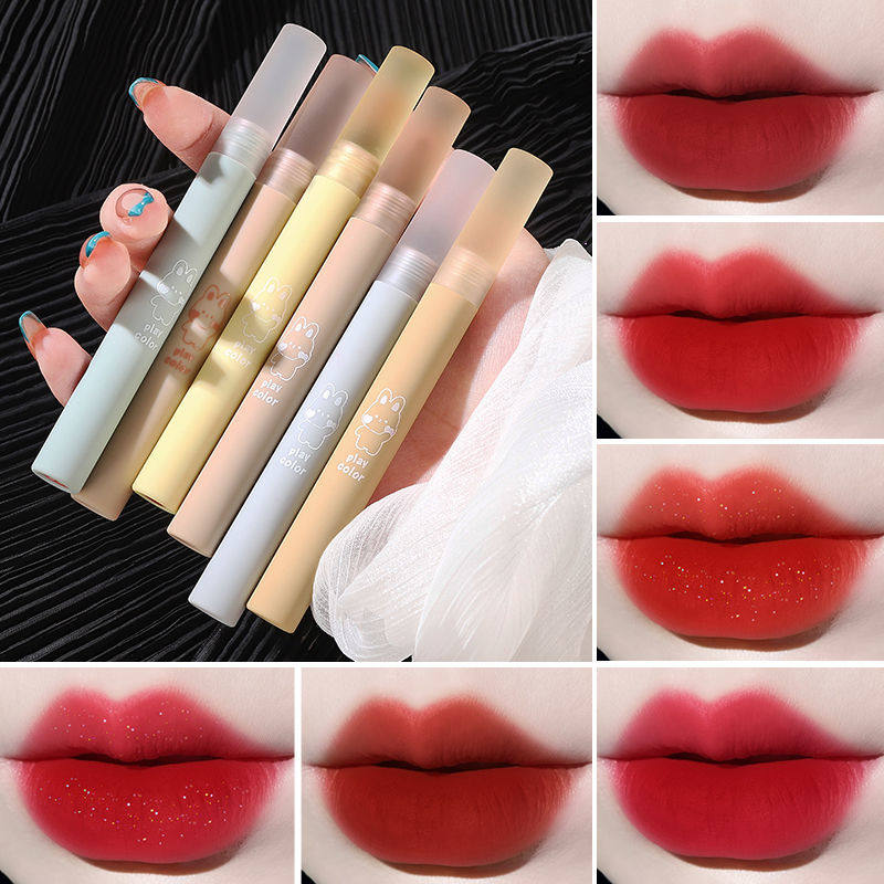 俏美人甜酷联萌空气唇釉镜面哑光滋润口红小众品牌女学生款平价