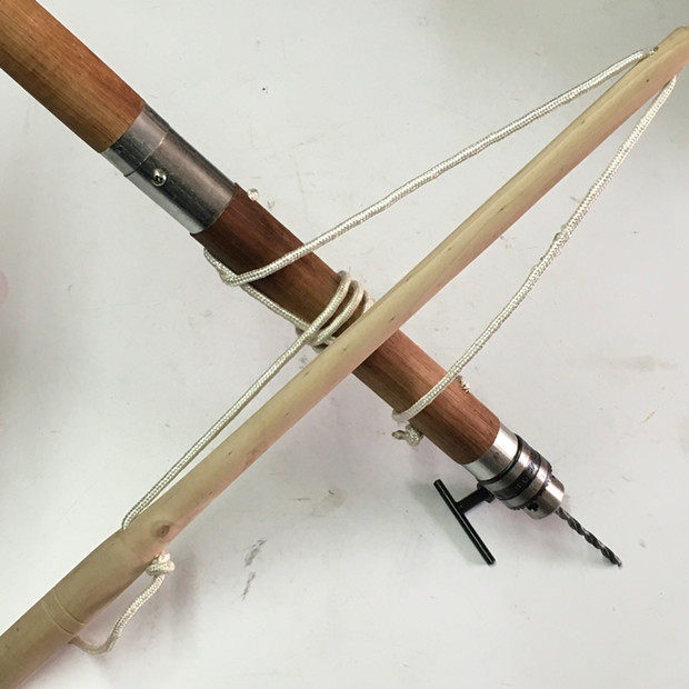 手动摇钻来回拉钻手摇钻 钻头直钻 车钻 仿古制作木工钻 包邮 木钻