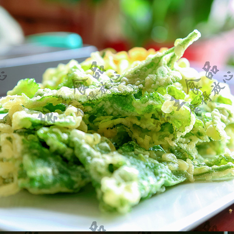 酥叶200g每盒油炸桑树芽菜食用桑叶健康天然桑叶