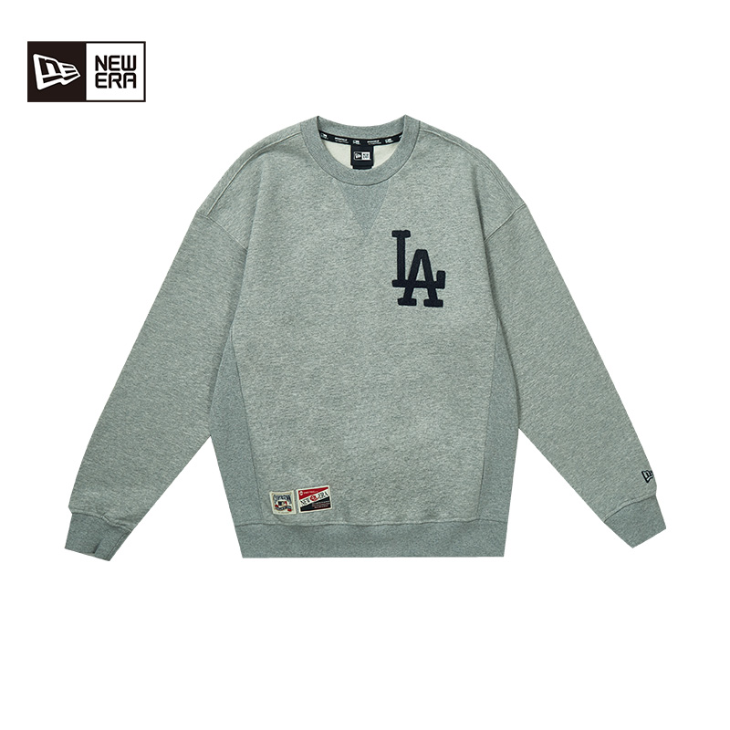 newera纽亦华MLB圆领卫衣系列春秋针织长袖套头衫男女NY卫衣