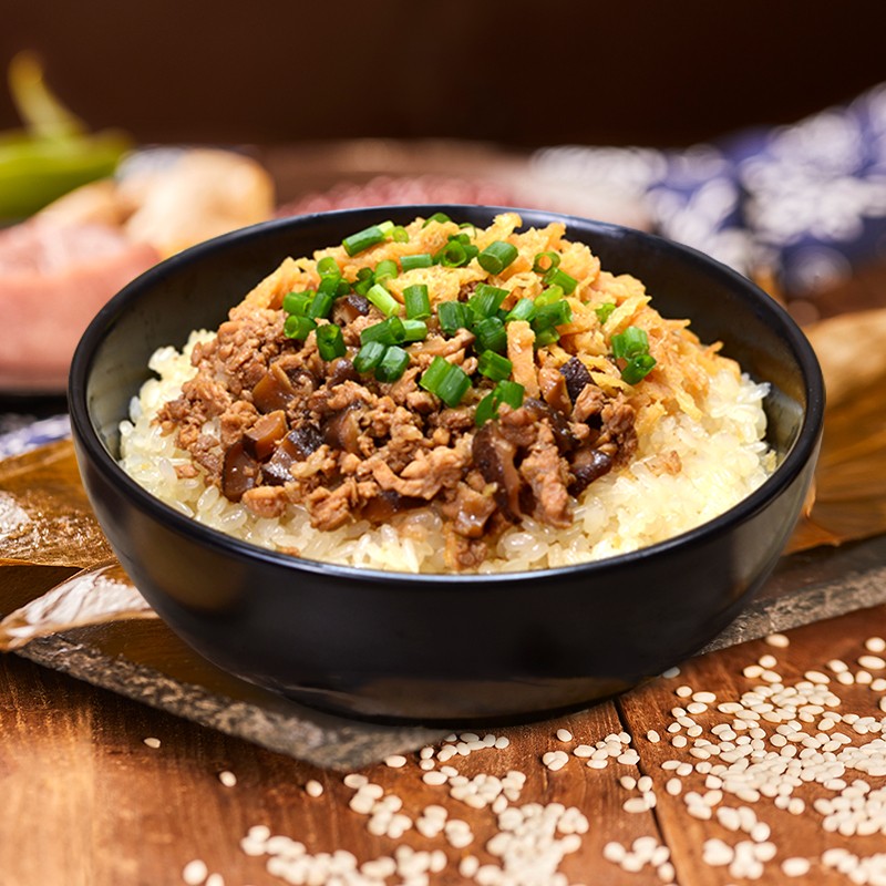 易点心动温州糯米饭香菇肉沫炊饭常温保存微波方便米饭早餐油条