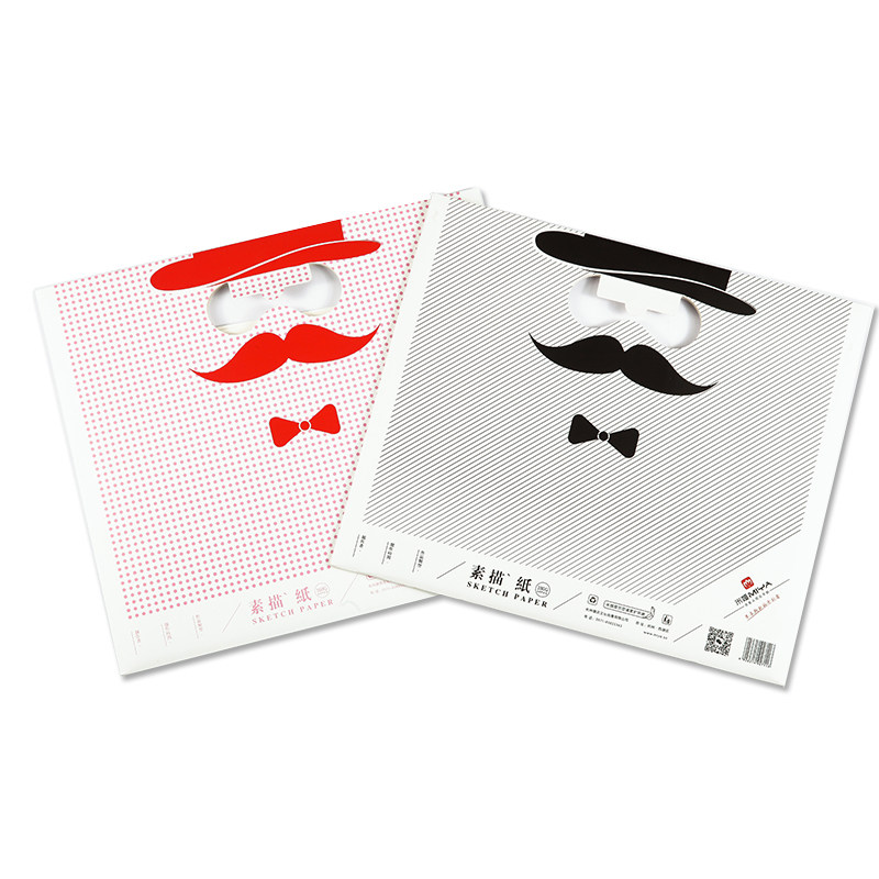 老人头4k素描纸8k素描纸全木浆铅画纸速写绘画彩铅素描本美术画纸