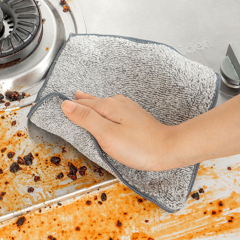 抹布纤维洗碗厨房不粘专用吸水不掉毛擦桌子抹布