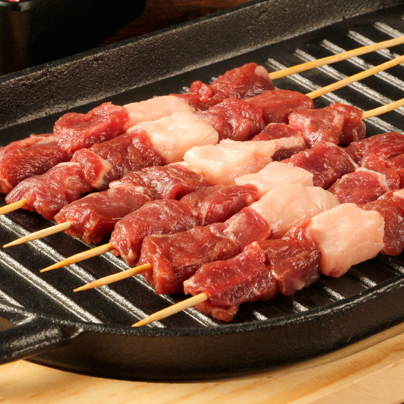 豪斯48串羊肉串家庭户外原味烧烤食材羊肉串