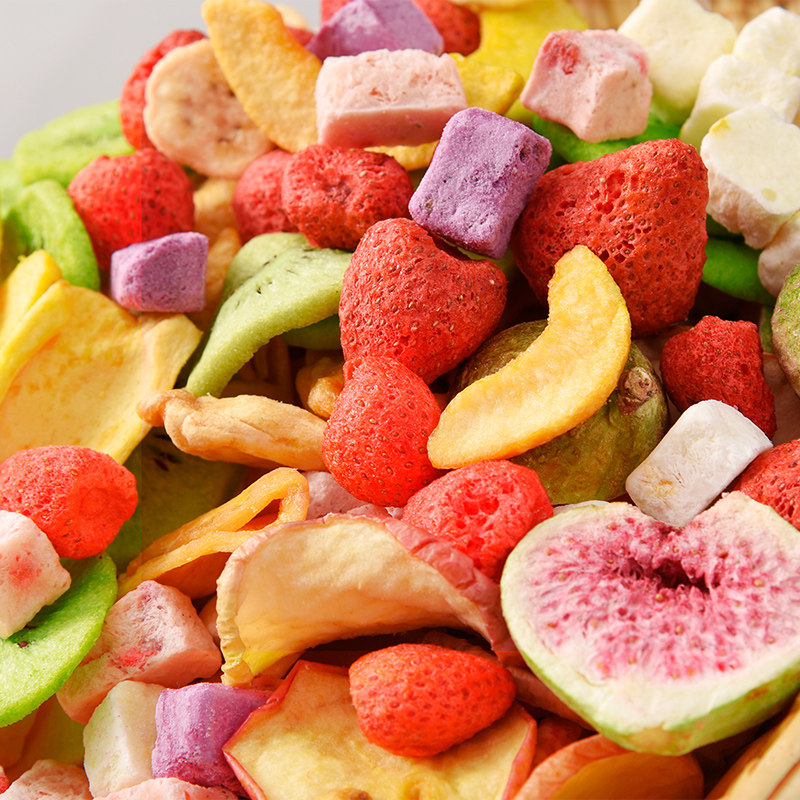 果蔬水果干果混合冻干综合香菇蔬菜干休休闲蔬果干