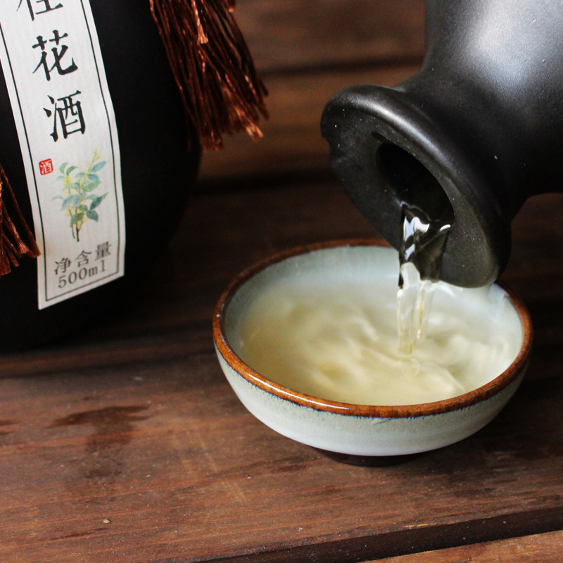 桂花杭州特产同福福永花酒醉酿非农农家自酿果酒