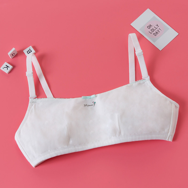 少女文胸发育期小背心式内衣学生无钢圈初中高中运动女孩胸衣