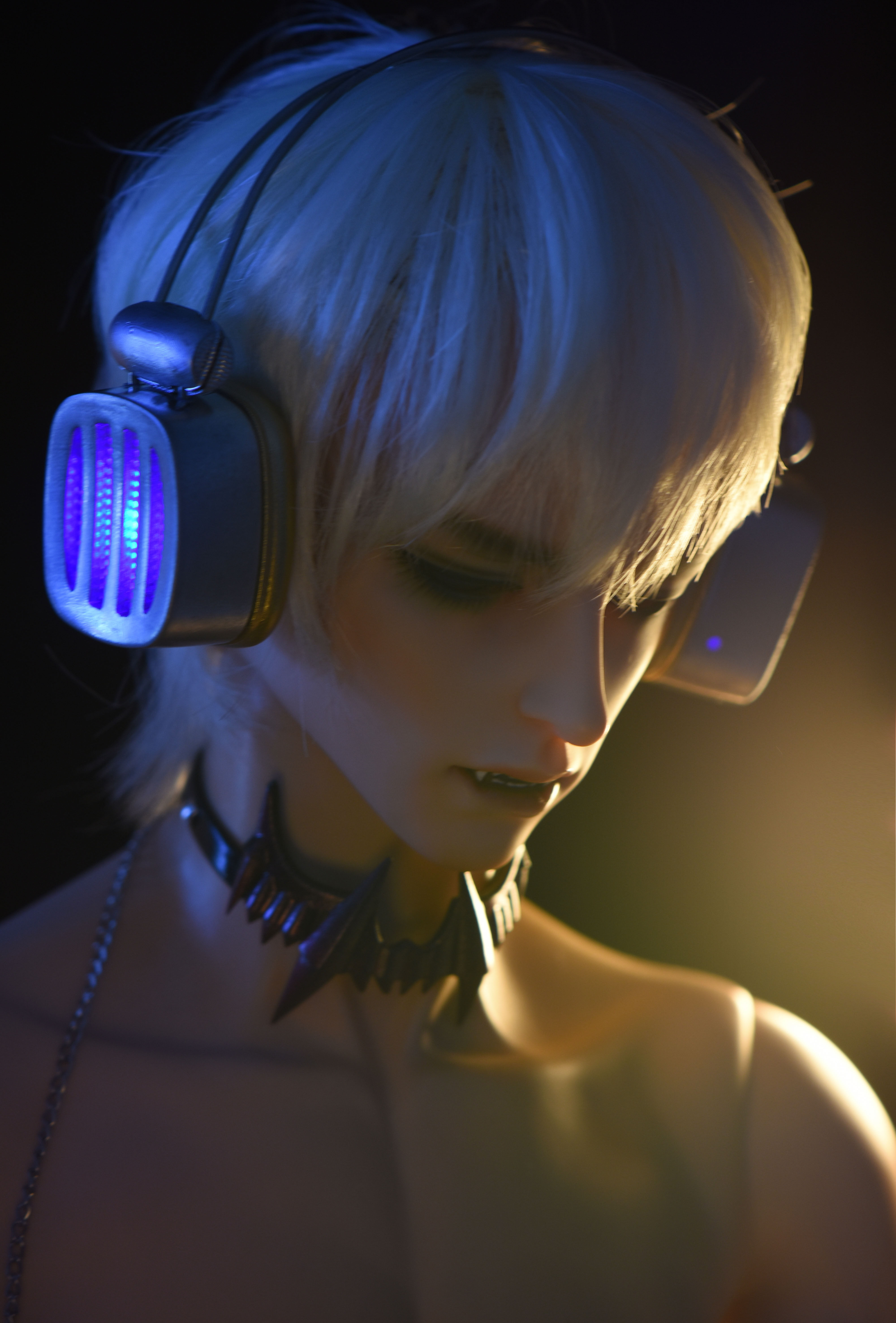 耳机bjd爪子发光电竞少年3分叔id72id75龙魂bjd娃娃