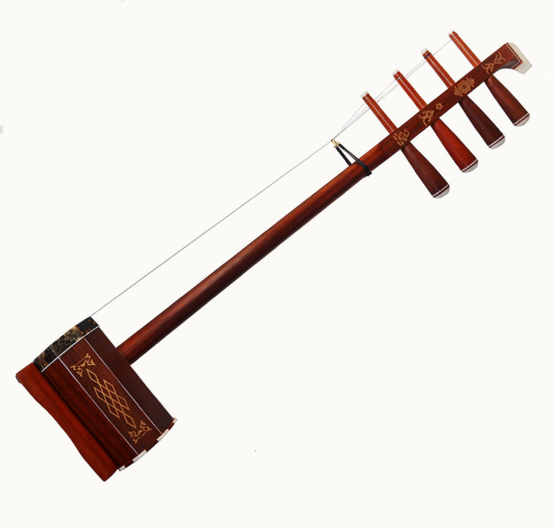 四胡红木花梨木刻刻花乐器中音高音蒙古厂家四胡
