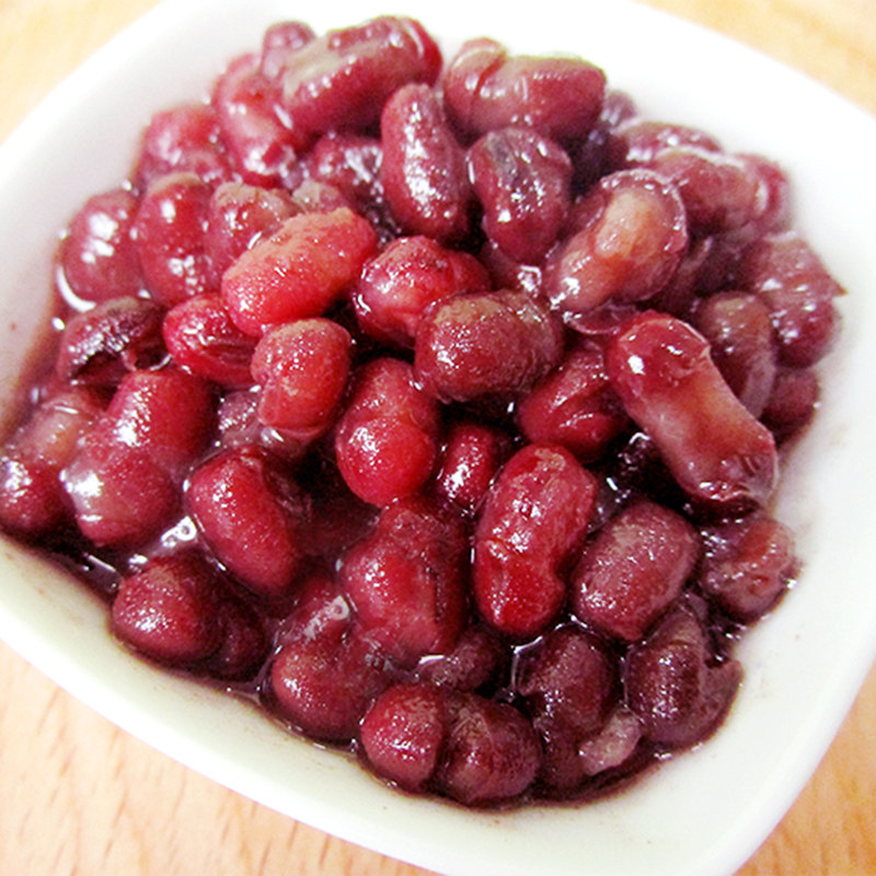 红豆天聪罐头335kg6罐糖水即食甜品奶茶茶店红豆