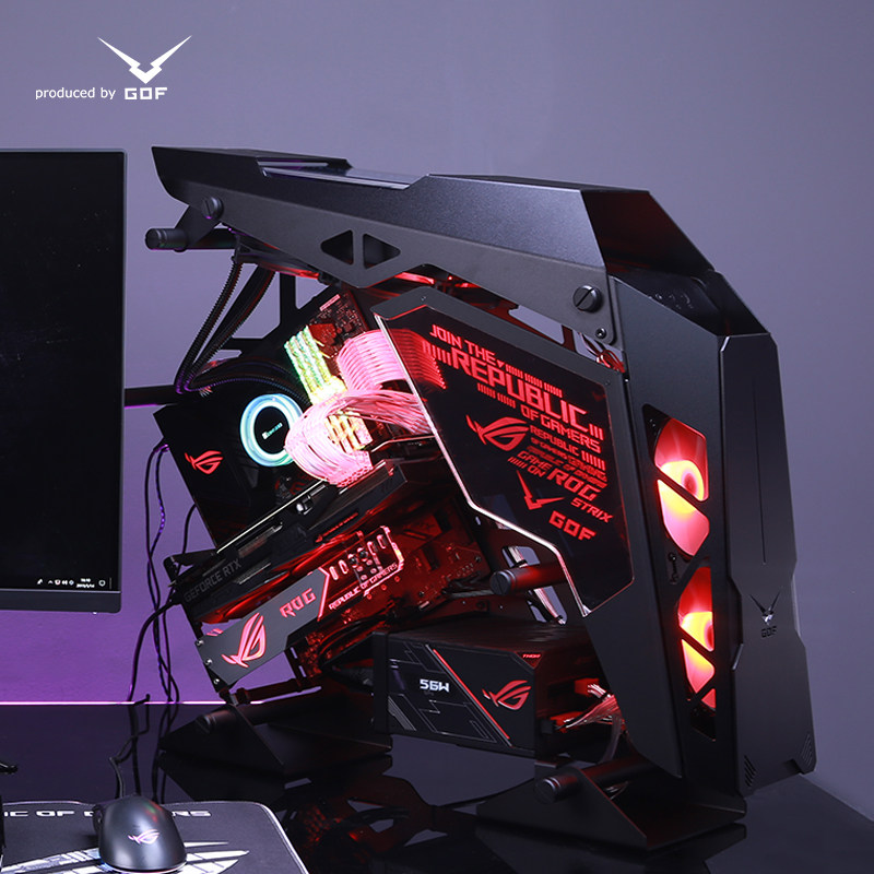 rog玩家国度i711700307030803060ti显卡水冷异形diy兼容机