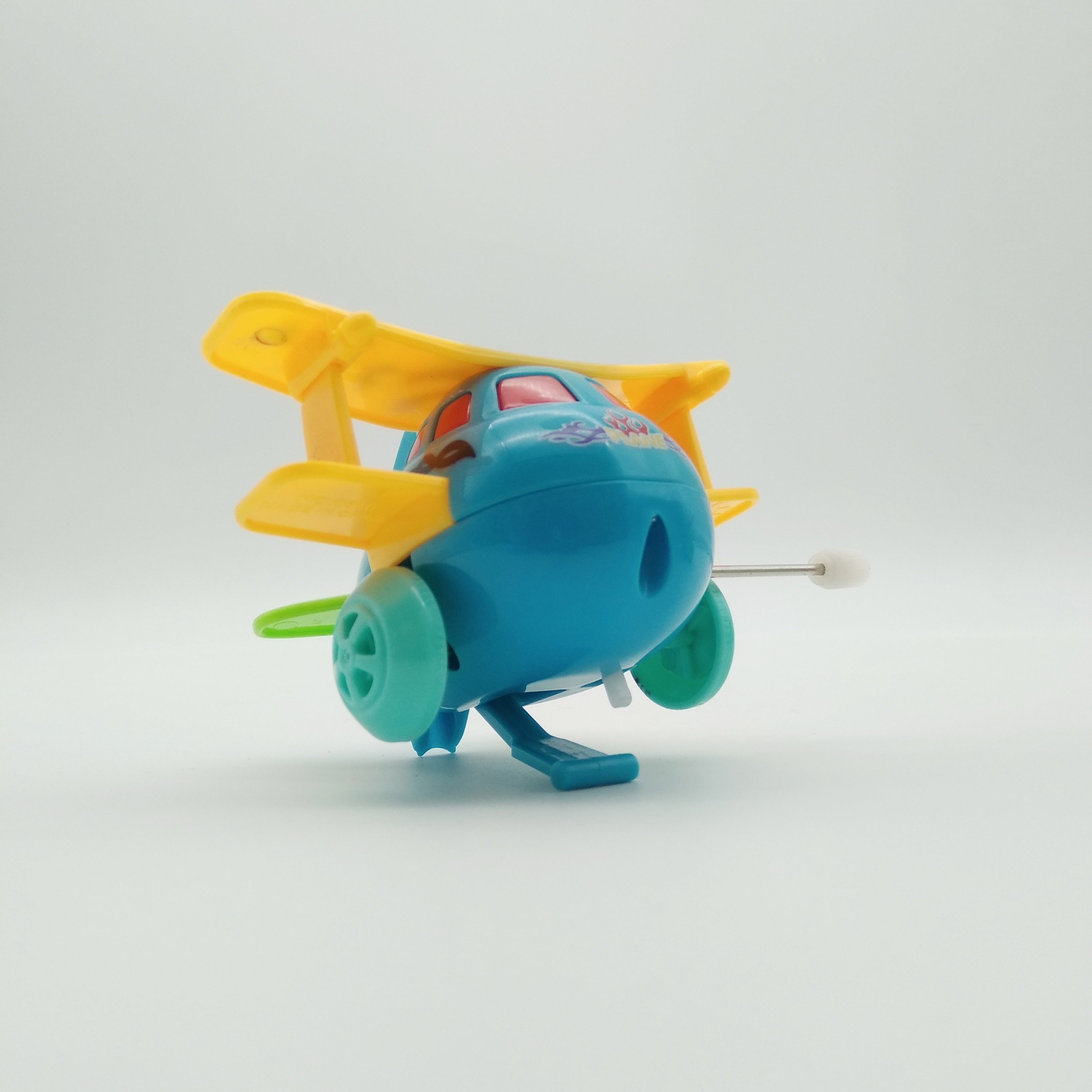 发条翻斗飞机上链旋转翻跟头宝宝趣味益智玩具幼儿园小礼物