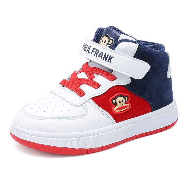 大嘴猴童鞋儿童小白鞋小童板鞋春秋款2021新款潮牌秋季aj男童鞋子