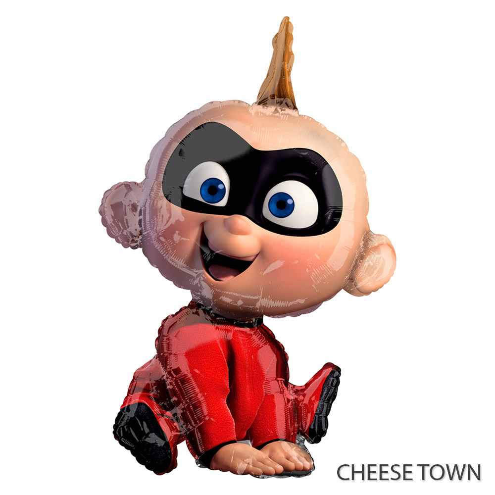 美国进口anagram小萌怪铝气球卡通超人总动员jack飘空气球