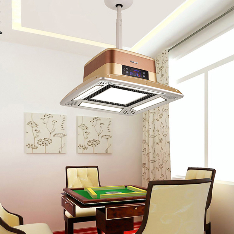 棋牌吸烟灯宝家用抽烟麻将机室房专业麻将升降自动麻将机