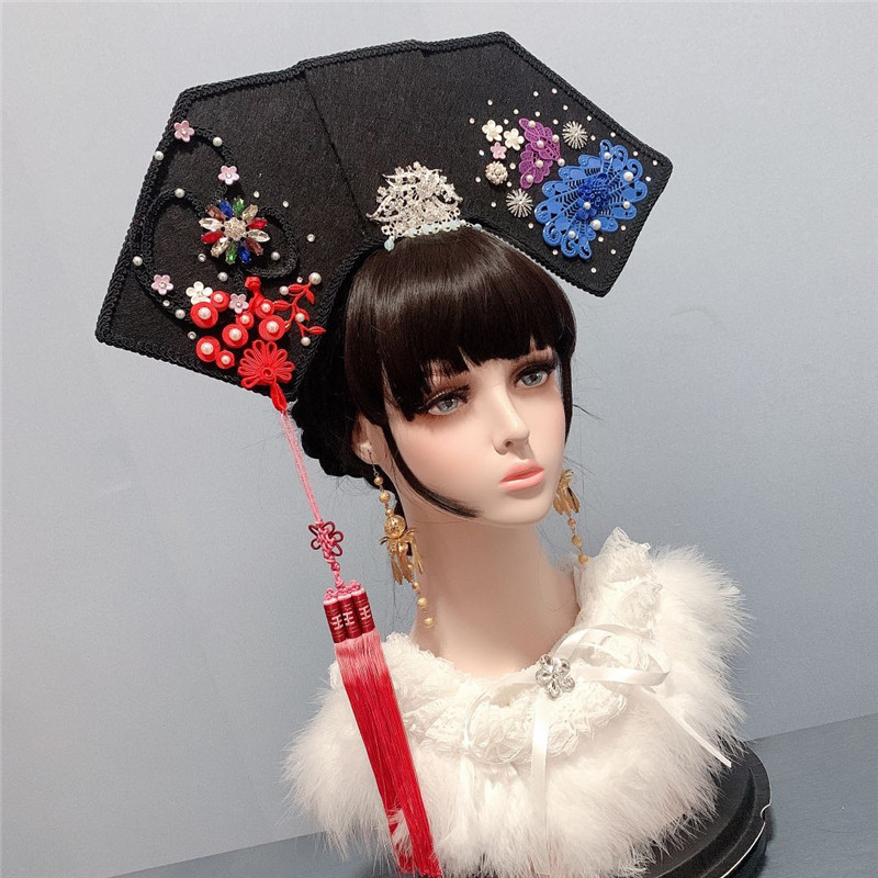 清朝宫廷公主妃子古装格格头饰影楼抖音拍摄发饰