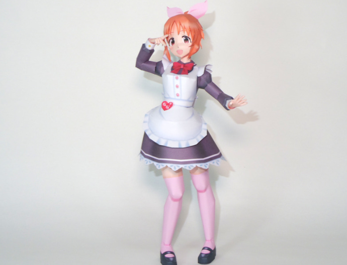 宅漫社纸工坊3d手工卡通动漫正比人形安部动漫游戏纸模