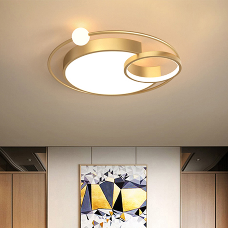 吸顶灯卧室轻奢现代灯变led书房女儿可调调光客厅吸顶灯