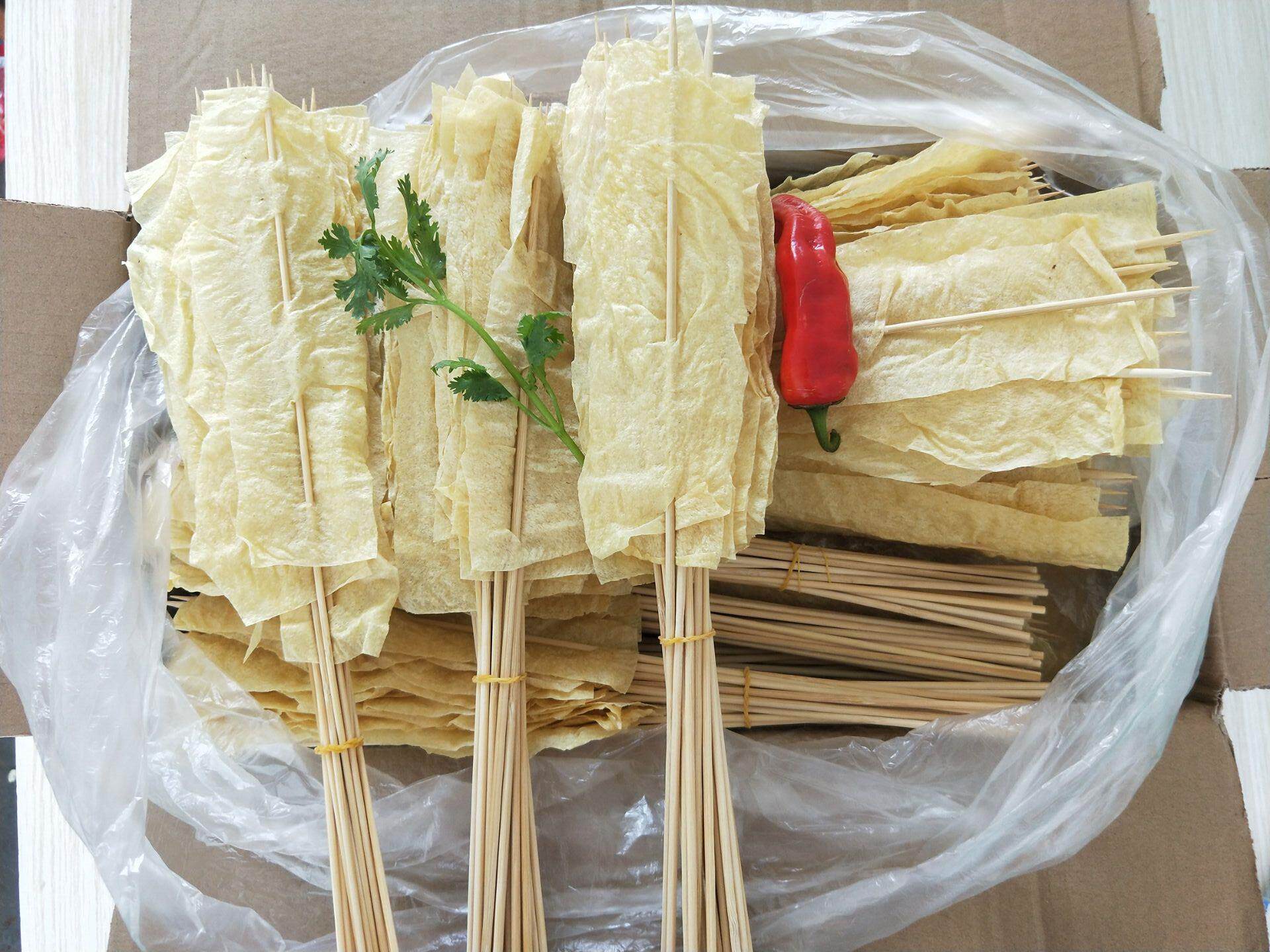 烤豆皮串快手豆腐手工烧烤商用豆腐皮麻辣烫散装豆腐干
