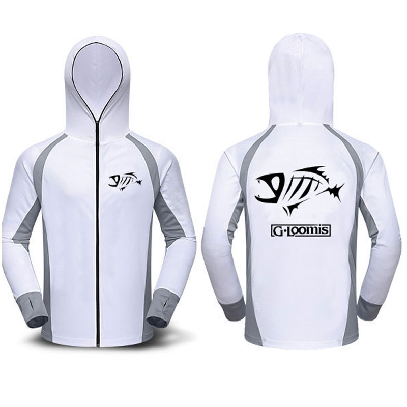 夏季防晒衣钓鱼服男士超薄防蚊透气海钓路亚户外骑行运动防晒衣服