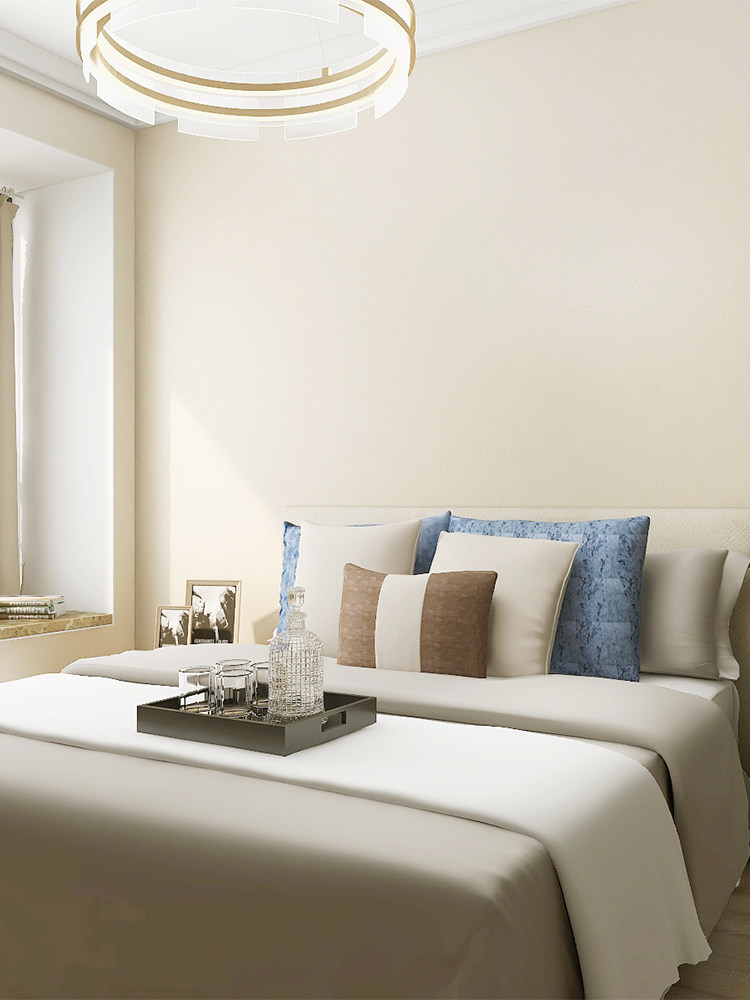 米莫兰迪纯色自粘墙纸宿舍卧室寝室翻新背景pvc墙纸