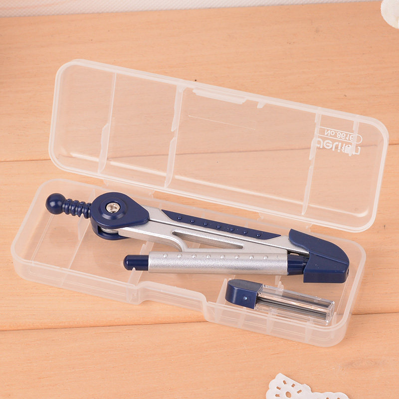 圆规得力学生办公文具套装绘图设计自动铅笔专业圆规