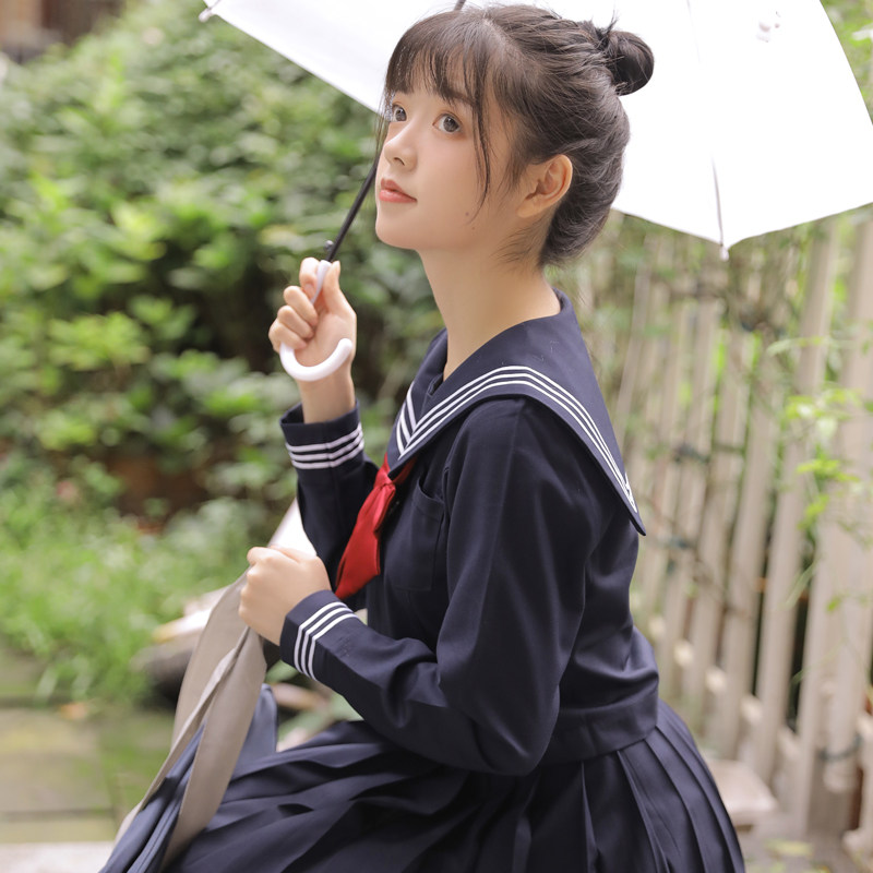 日系软妹学生装水手不良关西三本jk套装学院学生校服