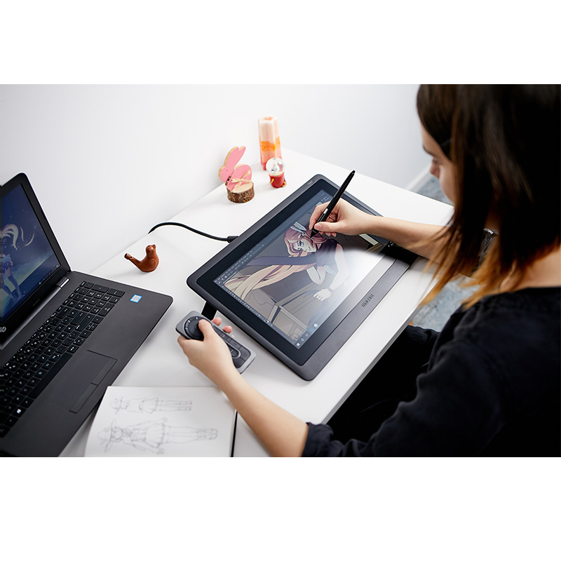 绘画wacom数位dtk1661手绘平板新帝影拓画画专用手写输入