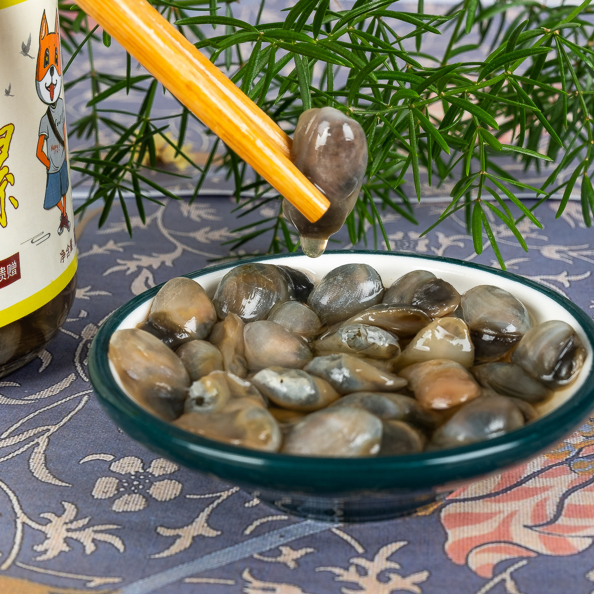 特产盐禾园盐城泥螺大丰黄泥220g海鲜无沙极脆泥螺