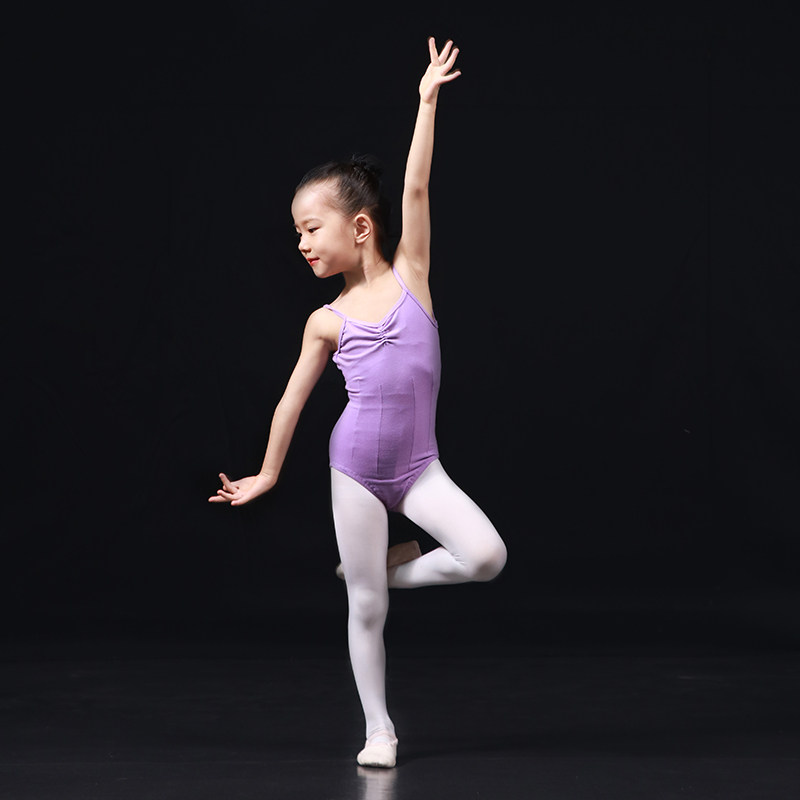 舞依艺库儿童舞蹈女童芭蕾少儿考级体操吊带连体芭蕾舞服