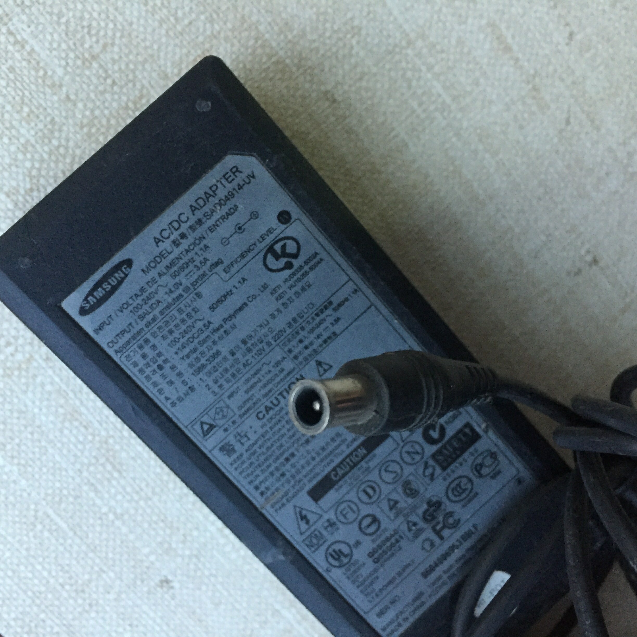 包邮原装三星14v35a笔记本电脑液晶液晶显示显示器电源笔记本电源