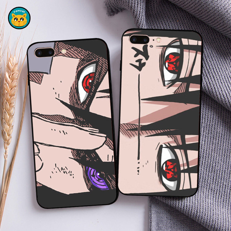 火影佐助写轮眼手机机壳适用苹果xsmaxiphone6s手机保护套