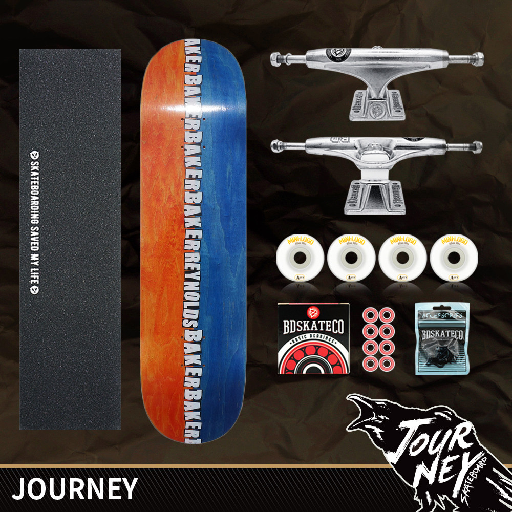 baker组装四轮动作街式双专业男女女生青少年进口滑板