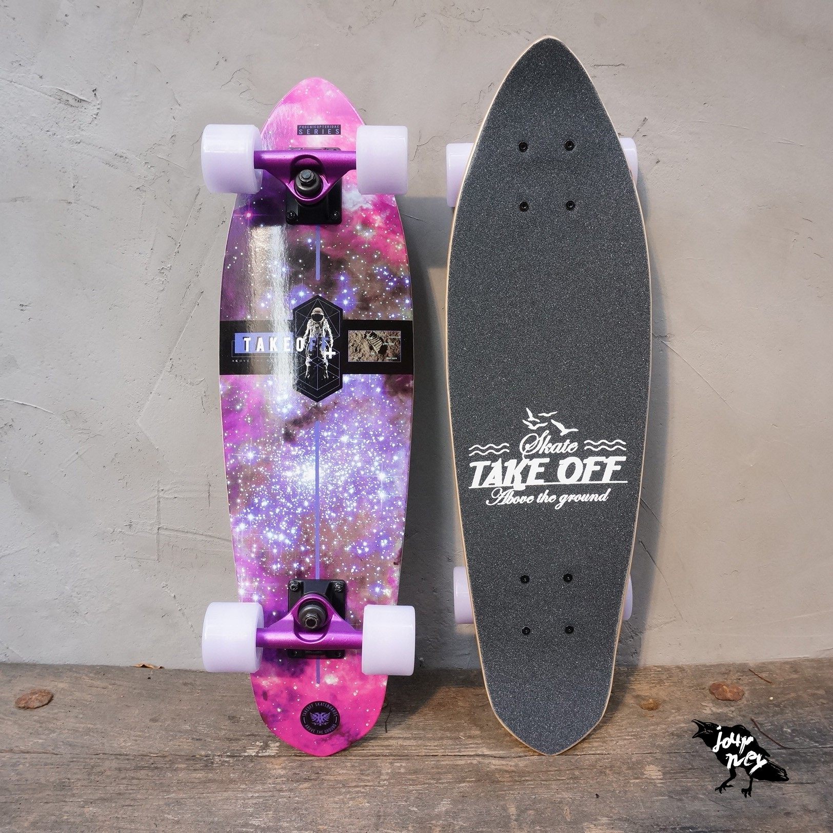 滑板takeoff小鱼板男女生儿童代步刷街单翘板成人滑板