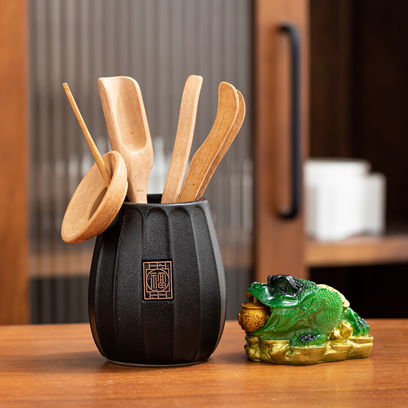 茶道君子泡茶工具套装茶艺茶刀茶夹用具六君子茶夹