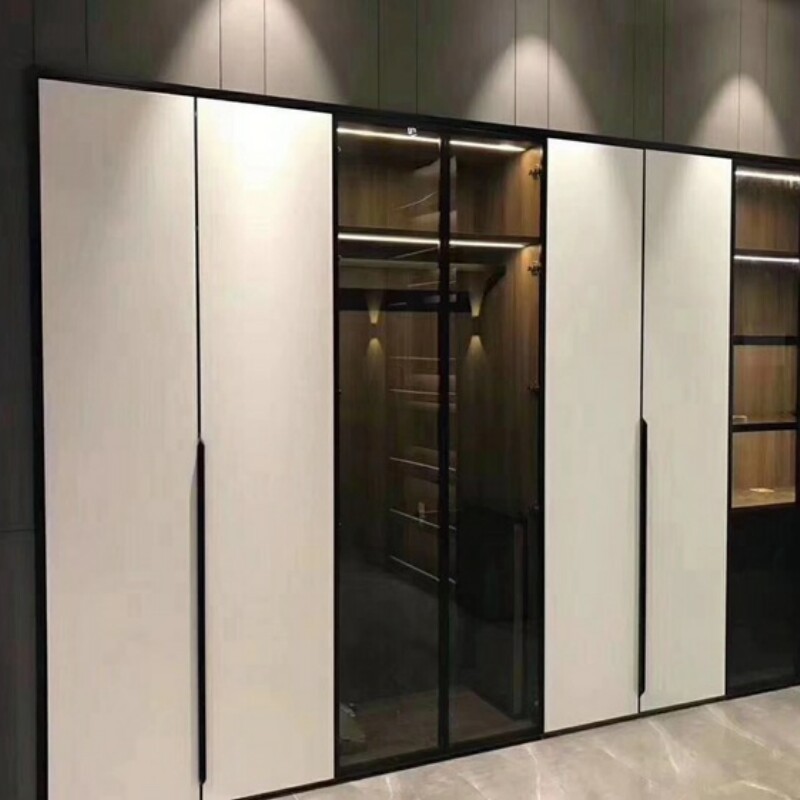 全铝家具新款全屋定制铝合金衣橱整体组装柜子家用衣柜