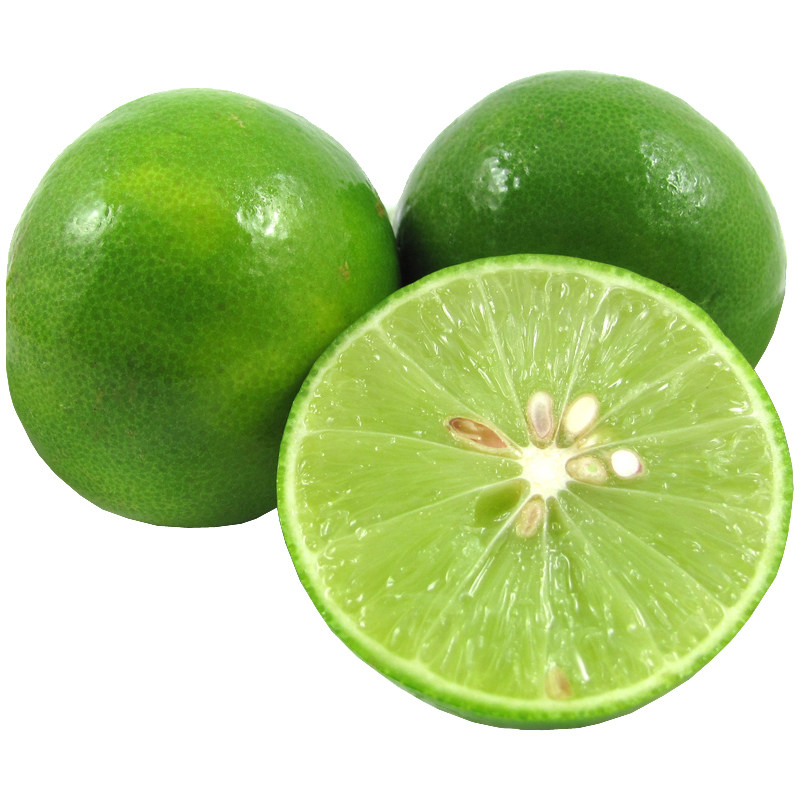 香水柠檬2斤新鲜酸柑莱姆鲜宁青柠檬薄皮lime柠檬
