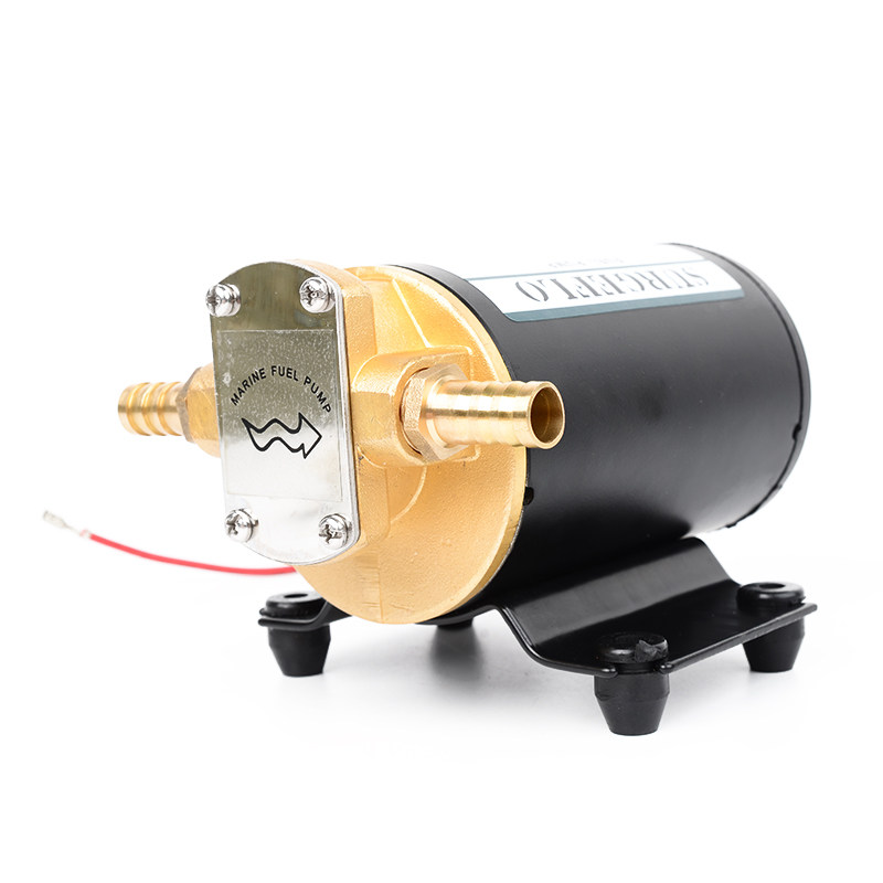 fp-12 12v24v直流齿轮油泵加油自吸柴油泵微型润滑油泵抽机油泵