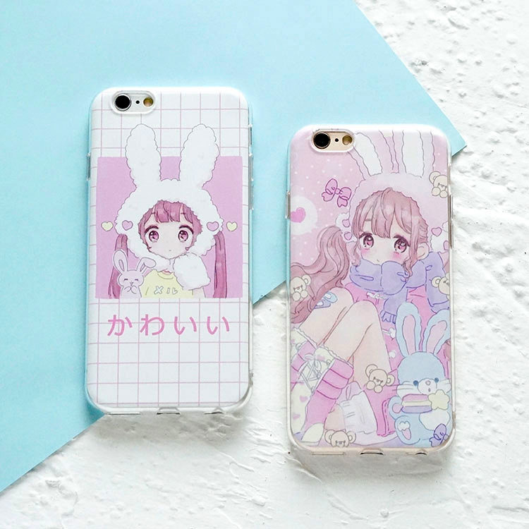 软妹iphonexr粉色78plus苹果11手机壳oppovivo可爱超萌少女心华为