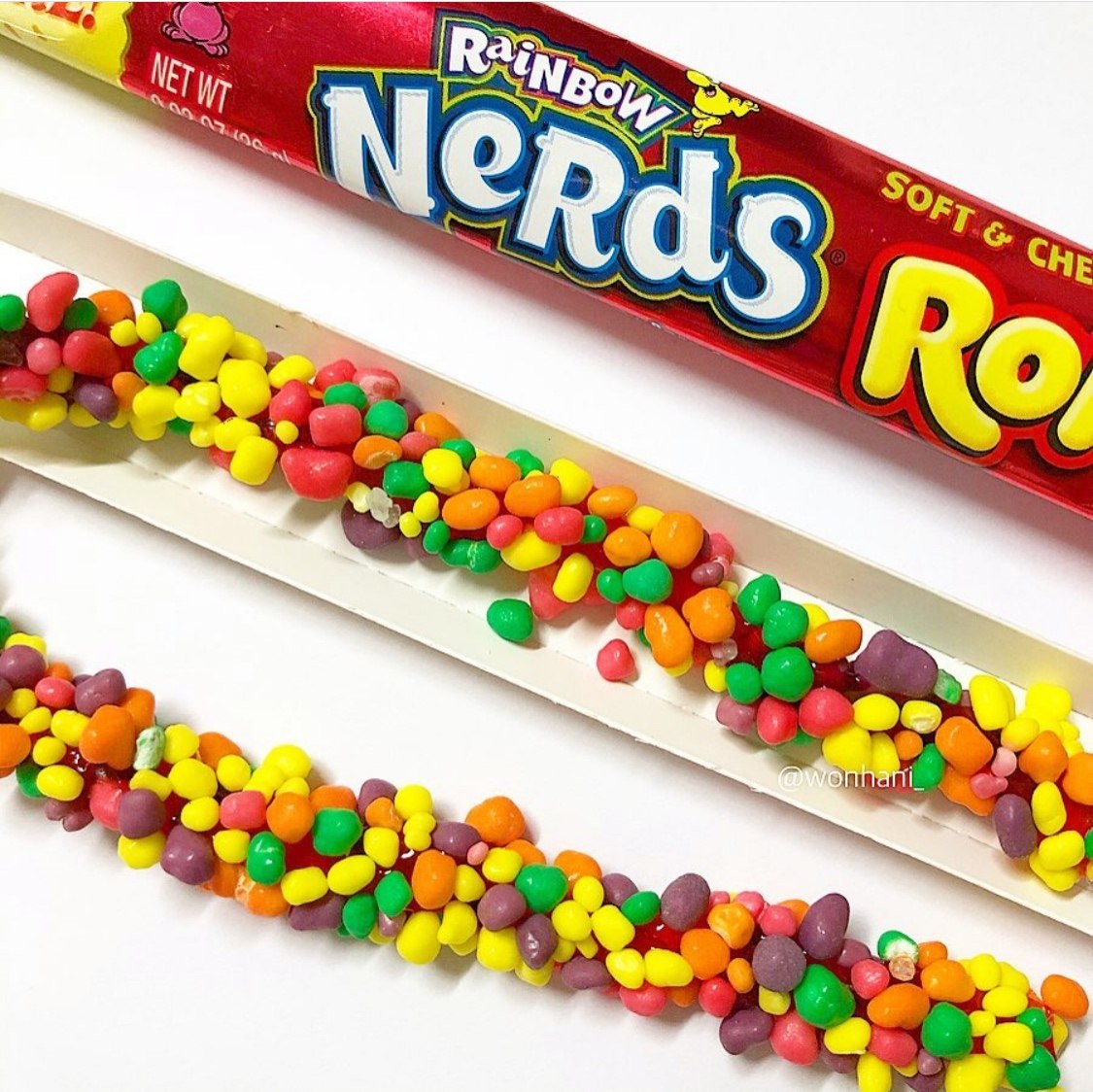 suna绳子糖蜡瓶糖果果汁网红咀嚼韩国吃播彩虹糖果