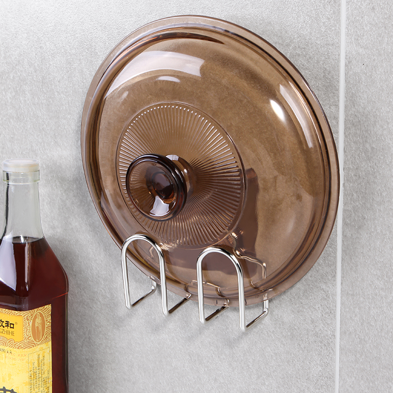 打孔锅盖架放菜板架子壁挂式厨房收纳用品置物架锅盖架